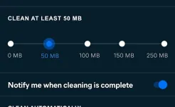 Screenshot Avast Cleanup