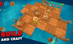 Screenshot Epic Raft: Fighting Zombie Shark Survival