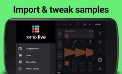 Screenshot Remixlive - Make Music & Beats
