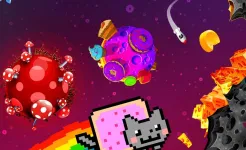 Screenshot Nyan Cat: The Space Journey
