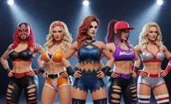 Screenshot Bad Girls Wrestling Game