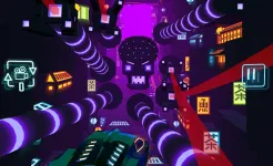 Screenshot Neon Flytron: Киберпанк Симулятор Летающей Машины