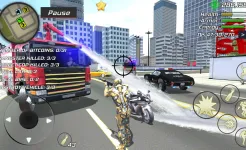 Screenshot Super Crime Steel War Hero Iron Flying Mech Robot