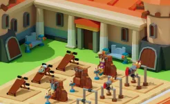 Screenshot Idle Antique Gym Tycoon – Odyssey Ленивый магнат