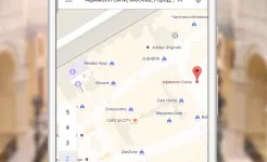 Screenshot Google Карты: навигация и общественный транспорт