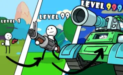 Screenshot One Gun: Stickman