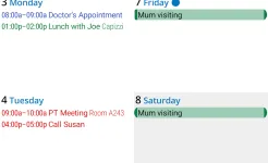 Screenshot aCalendar+ Calendar & Tasks