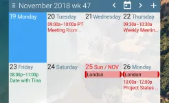 Screenshot aCalendar+ Calendar & Tasks