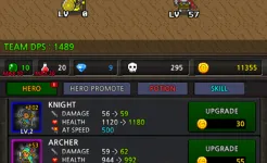 Screenshot Поднятие вечеринки VIP (Grow Heroes)