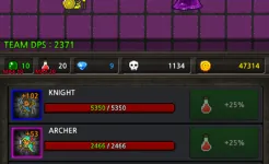 Screenshot Поднятие вечеринки VIP (Grow Heroes)