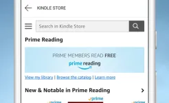 Screenshot Amazon Kindle