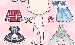 Screenshot Vlinder Doll: Dress up games