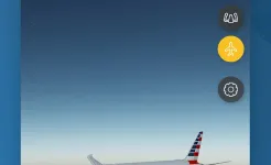 Screenshot Flightradar24 трекер полетов