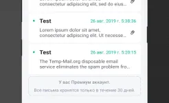 Screenshot Temp Mail