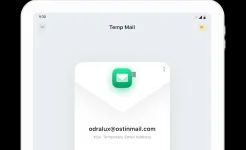 Screenshot Temp Mail