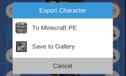 Screenshot Skin Editor 3D for Minecraft
