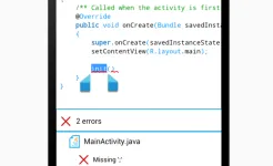 Screenshot AIDE - IDE for Android Java C++