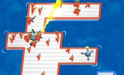 Screenshot War of Rafts: Crazy Sea Battle