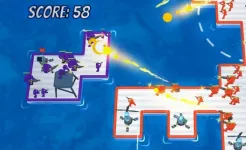 Screenshot War of Rafts: Crazy Sea Battle