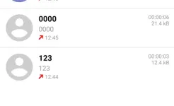 Screenshot ACR Phone