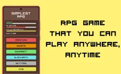 Screenshot Simplest RPG - Text Adventure