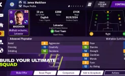Screenshot Football Manager 2021 Mobile