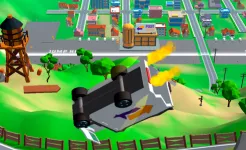 Screenshot Crash Delivery: разбей машину прыжком с трамплина