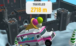Screenshot Crash Delivery: разбей машину прыжком с трамплина