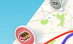 Screenshot Waze – социальный навигатор