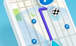Screenshot Waze – социальный навигатор