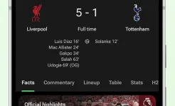 Screenshot FotMob Pro