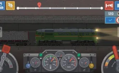 Screenshot Train Simulator: поезд игра 2D