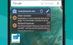 Screenshot Aqua Mail - быстро и надежно
