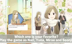 Screenshot Odd Girl Out визуальная новелла