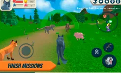 Screenshot Симулятор Волка: Дикие Животные