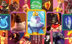 Screenshot Trojan War: Castle Clash Cards