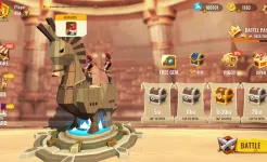 Screenshot Trojan War: Castle Clash Cards