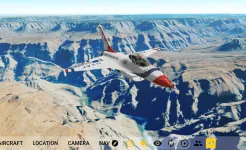 Screenshot GeoFS - Flight Simulator
