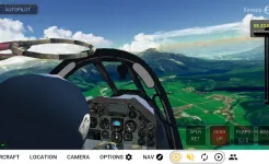 Screenshot GeoFS – Flight Simulator