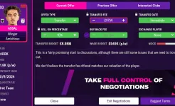 Screenshot Football Manager 2022 Mobile