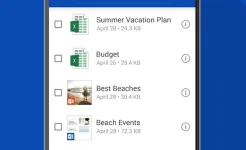 Screenshot Microsoft OneDrive