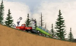 Screenshot Stickman Downhill Motocross
