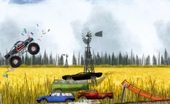 Screenshot Stickman Downhill Monstertruck