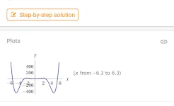 Screenshot WolframAlpha
