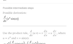 Screenshot WolframAlpha