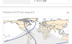 Screenshot WolframAlpha