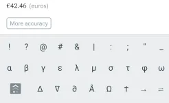 Screenshot WolframAlpha