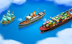 Screenshot Sea Port: Стратегия с флотом