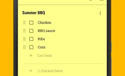 Screenshot Google Keep – заметки и списки