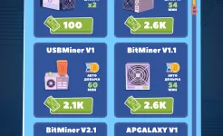 Screenshot Биткоин майнинг: симулятор